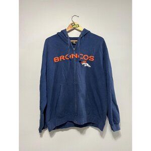 Vintage Denver Broncos NFL Zipup Hoodie